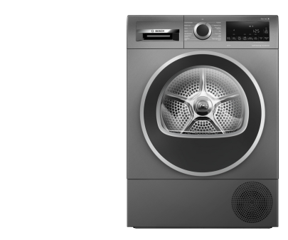 Bosch Warmtepomp droger 8kg Serie 6 WQG235DINL Cast iron grey