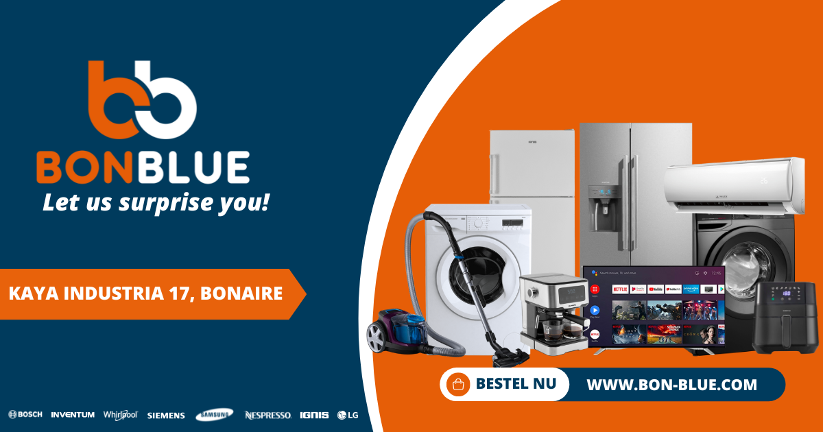 BonBlue | Al jouw 220v/50Hz witgoed in Bonaire