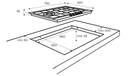 Inventum IKG7523WGGL  Inbouw gaskookplaat 75 cm zwart glas