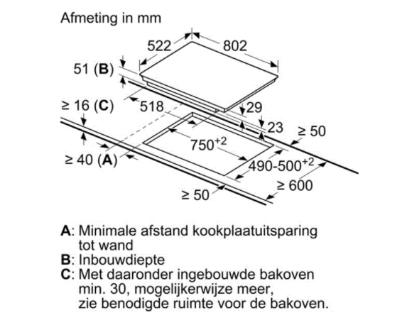 BOSCH Serie | 6 Inductiekookplaat 80 cm PIV851FC5E