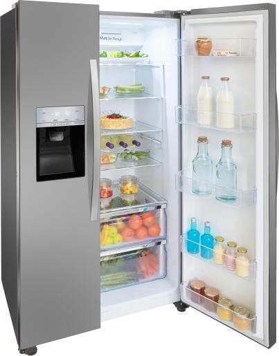 HISENSE Amerikaanse Koelkast RVS RS694N4ICE
