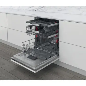 WHIRLPOOL Inbouw vaatwasser RVS Volledige grootte WIO3T133PLE